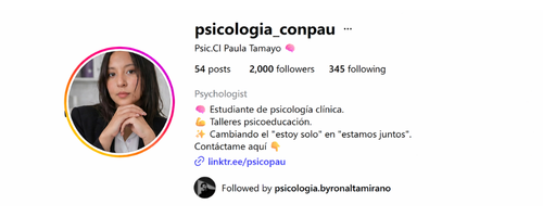 Paula - Después: 2,000 seguidores